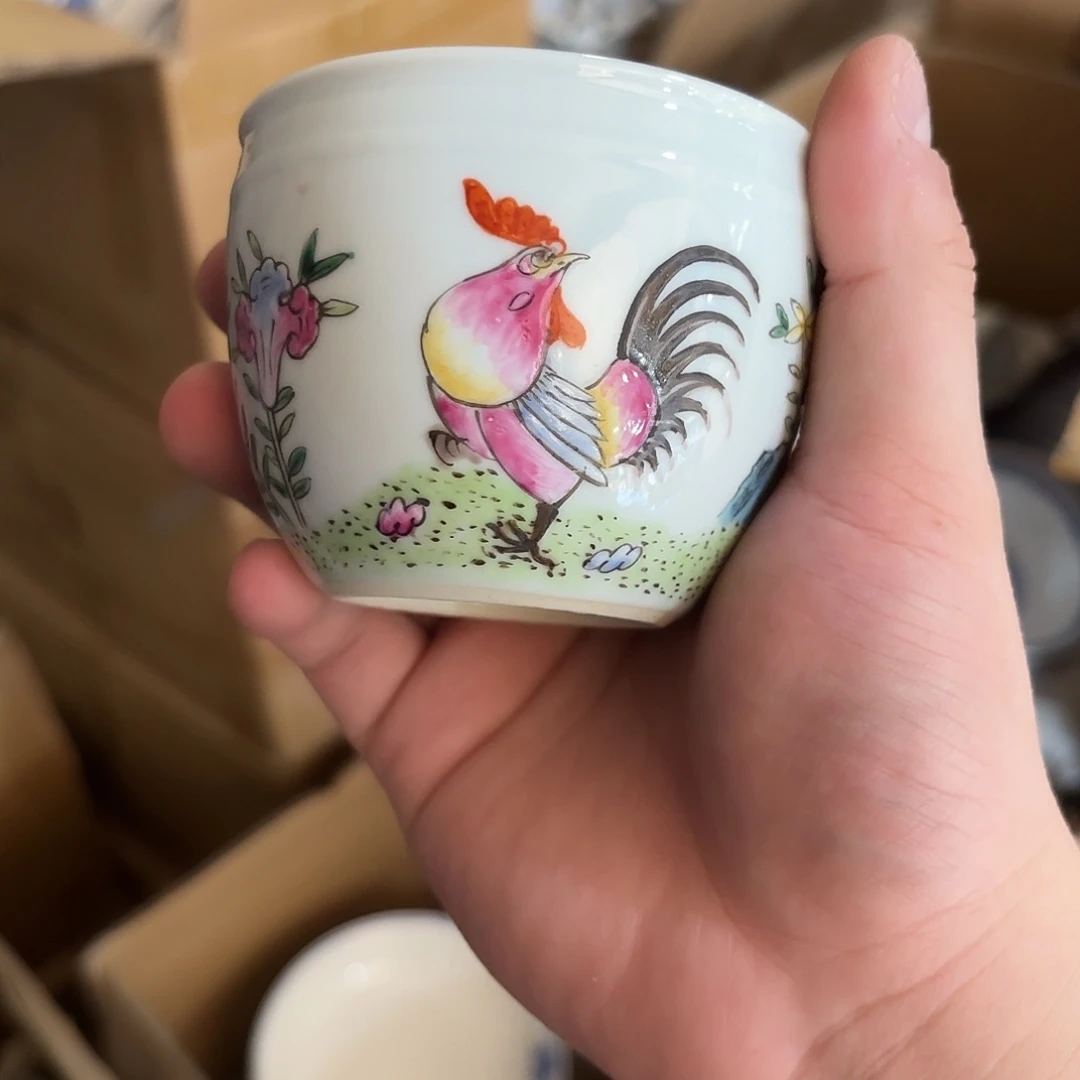 山***y瓷片景德镇陶瓷艺术品