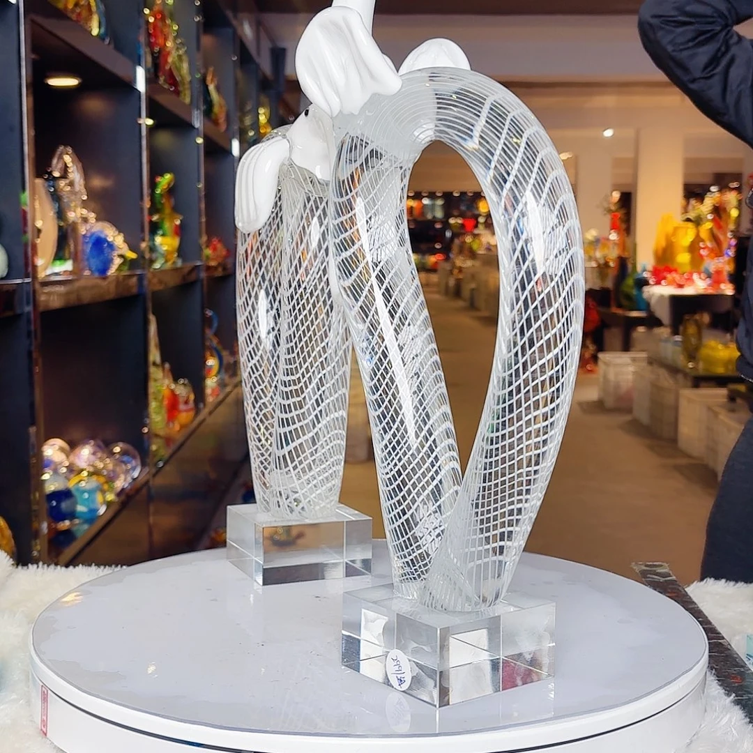 摆件琉璃岛上有个叫小白