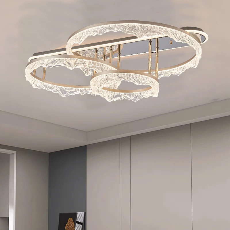 8625冰山现代简约轻奢客厅吸顶灯后现代房间房间创意大气北欧餐厅