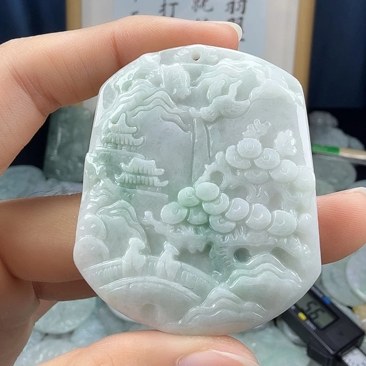 翡翠未镶嵌颈饰翡翠