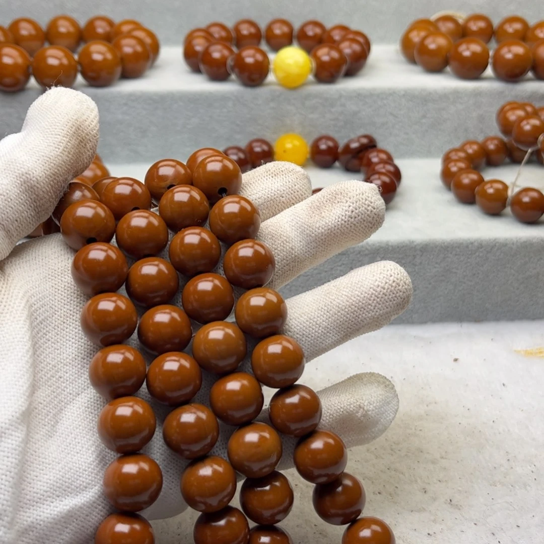 橄榄核手串/手链流*1.40全品60颗脖挂