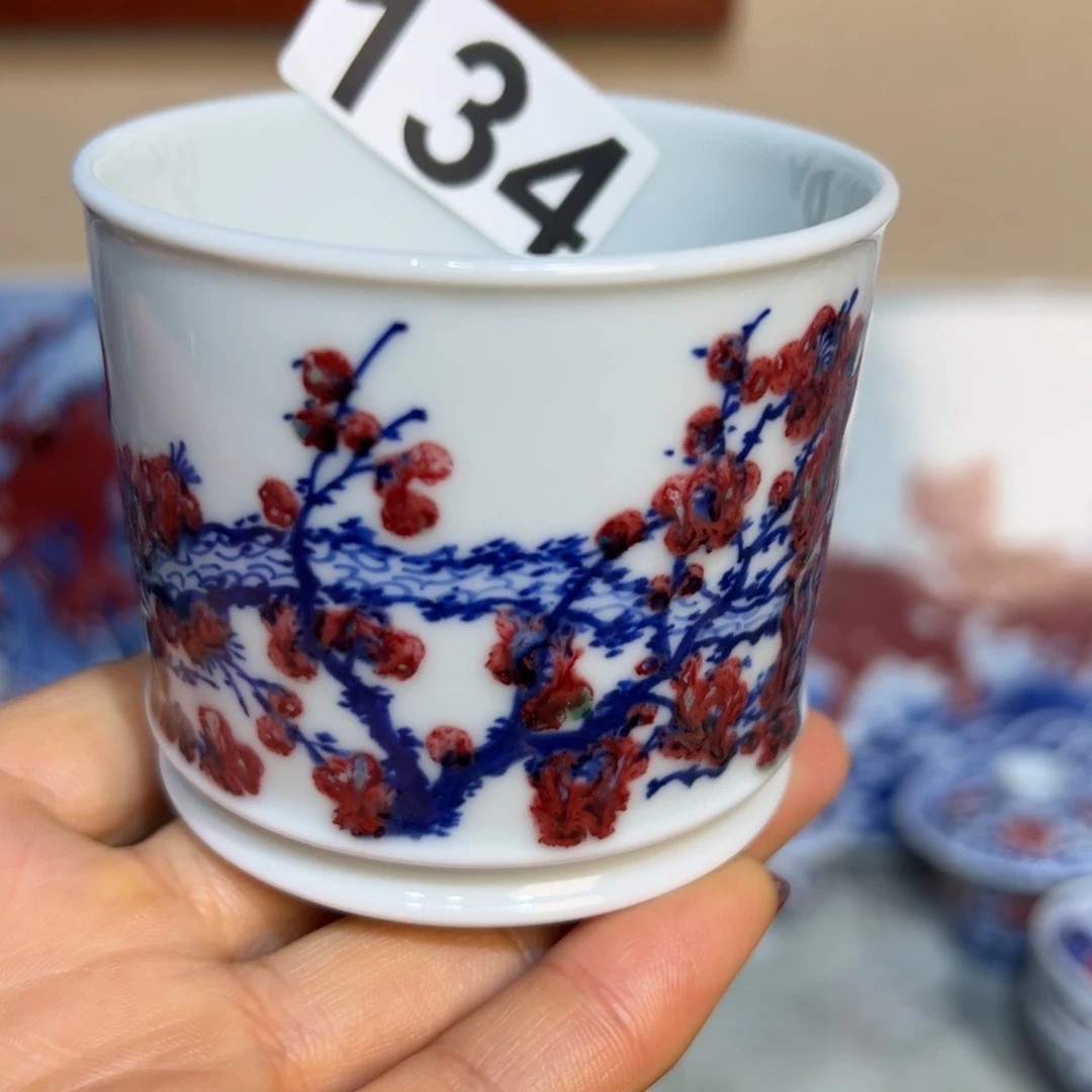 现代瓷青花釉里红工艺