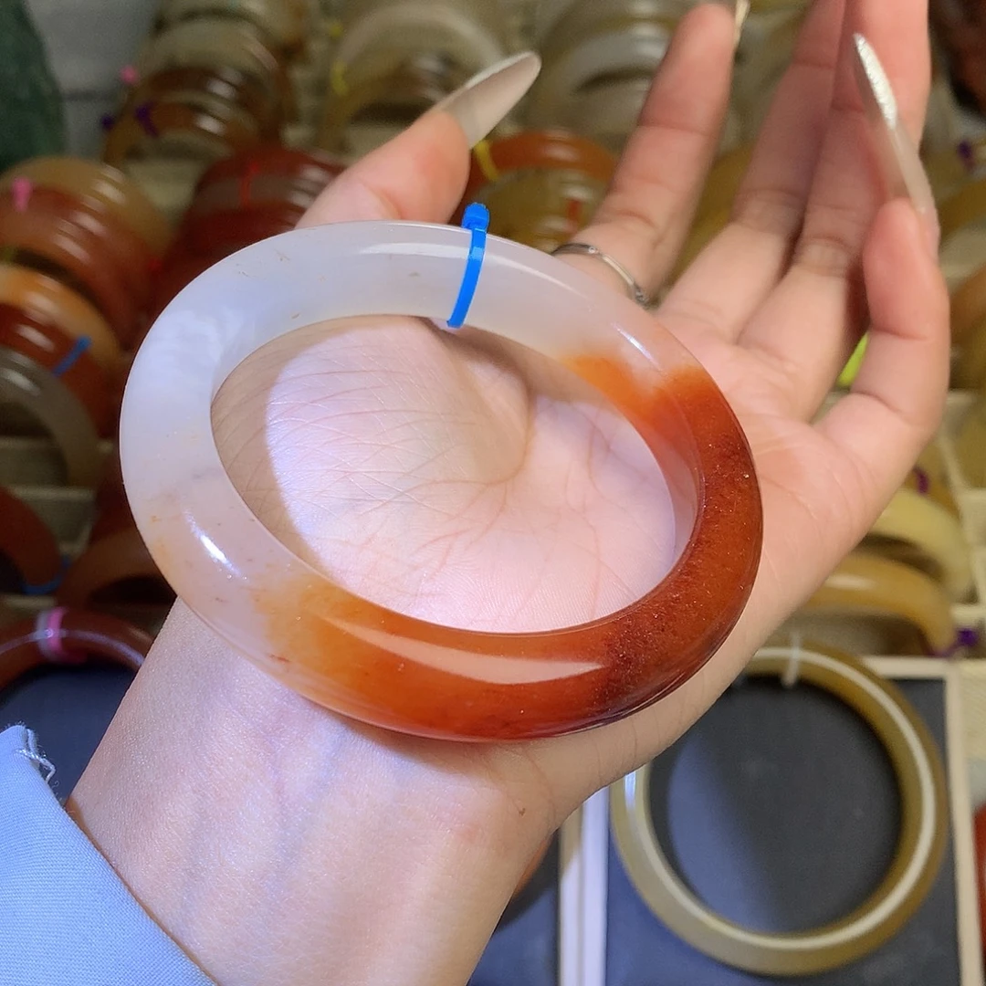 石英质玉（黄龙玉）未镶嵌手镯