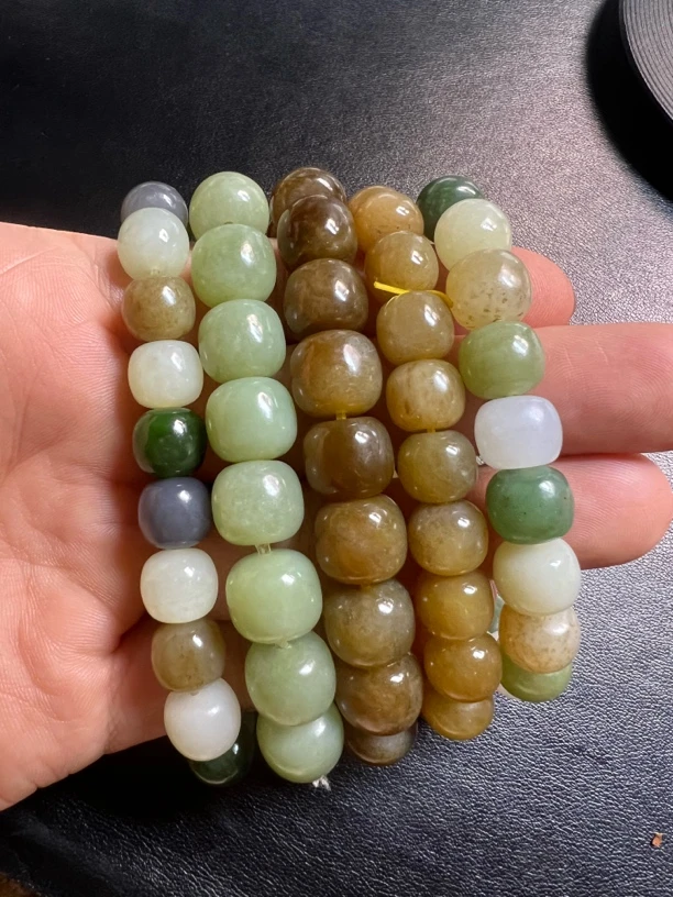 和田玉老型手串