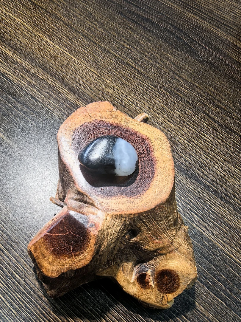 黑白分明青花snoopy米子藏  4.5g