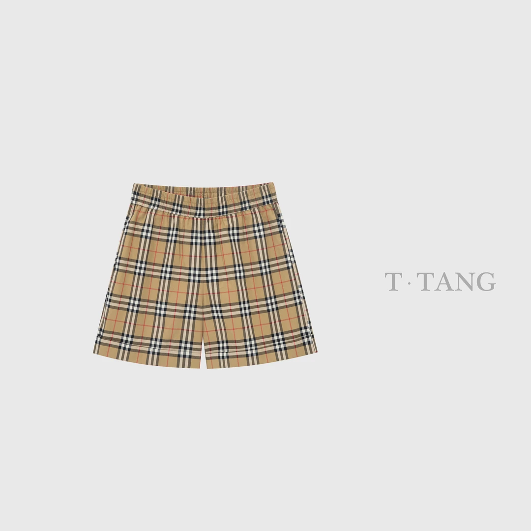 夏季女士休闲时尚百搭经典高腰短裤 6379