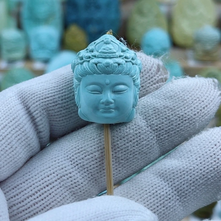 绿松石未镶嵌珠宝奇石