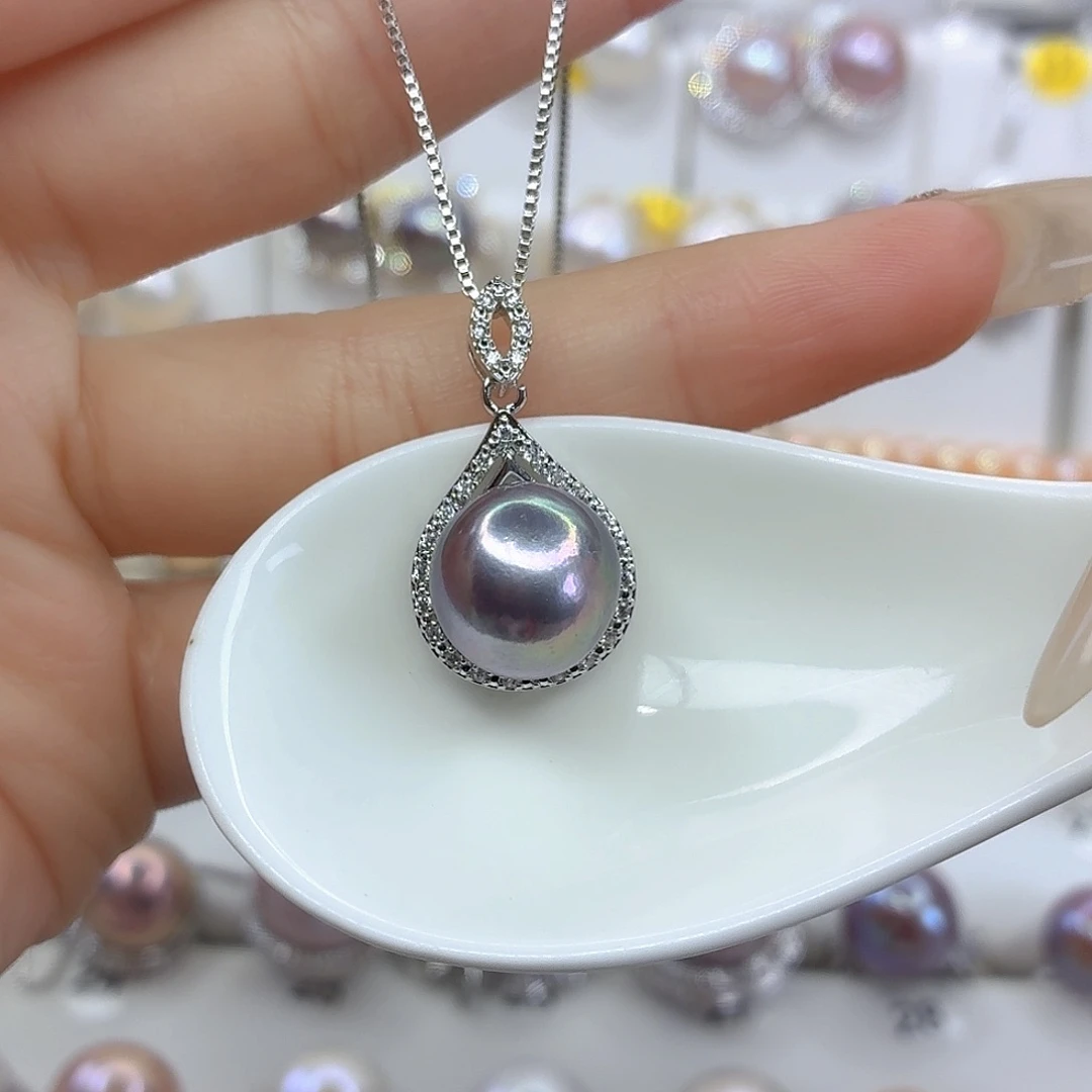 合金颈饰淡水珍珠F