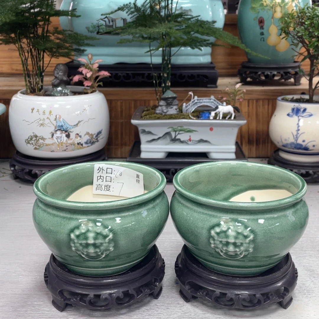 陶瓷花盆紫砂花盆艺术盆景花盆