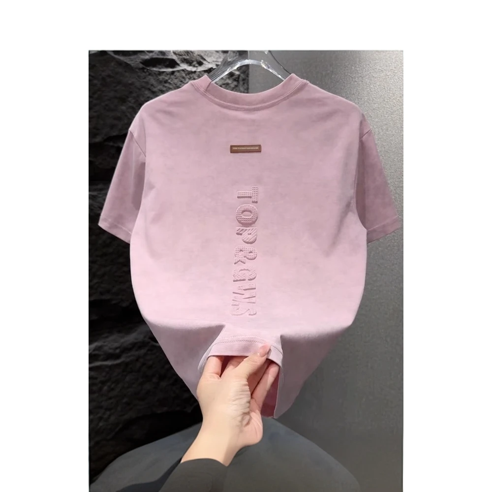 奥锐捷思夏季情侣装短袖T恤男款帅气休闲潮牌扎染韩版体恤ins百搭