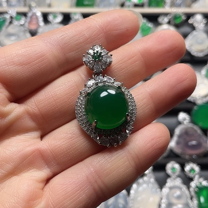 玛瑙/玉髓合金挂件