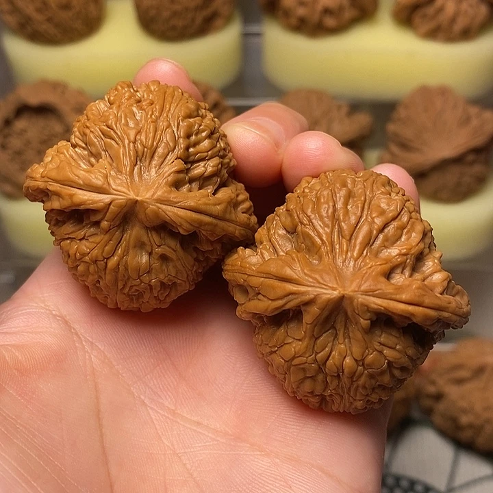 吊坠文玩核桃42蟒皮纹南疆