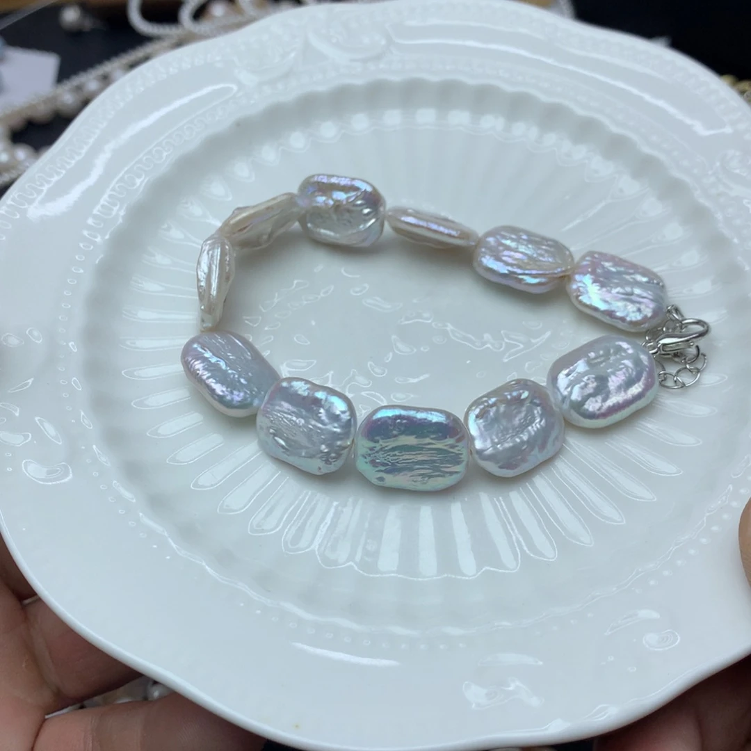 淡水珍珠9-10未镶嵌d12手链