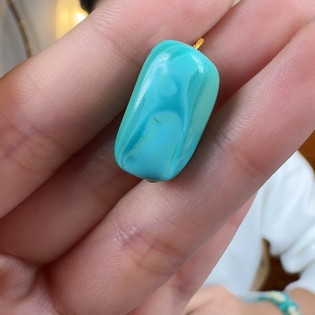 绿松石未镶嵌挂件