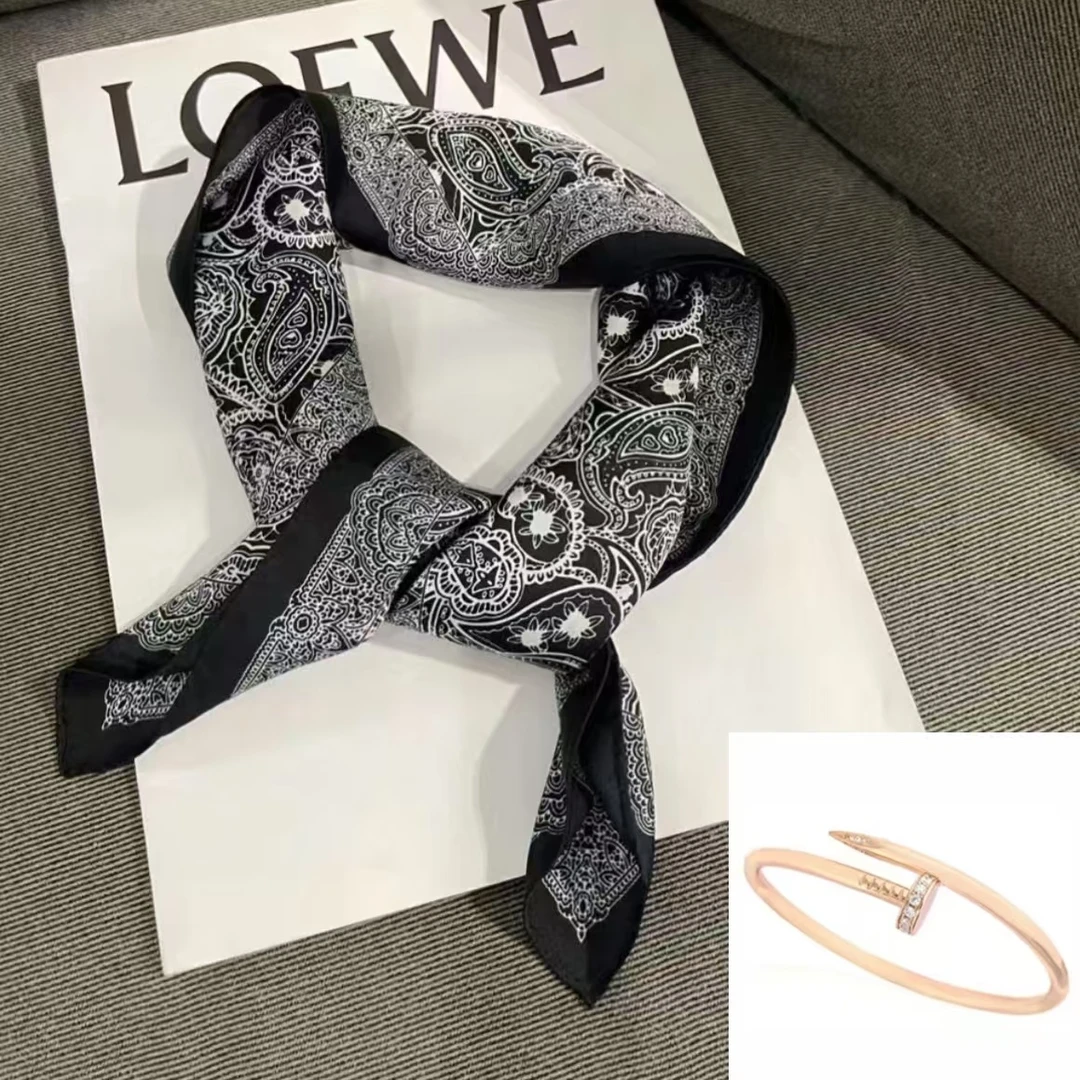 SZ【绕2】时尚气质百搭韩版丝巾网红洋气夏季