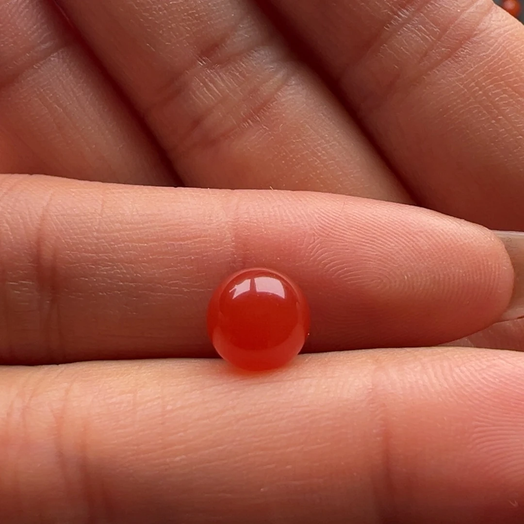 南红玛瑙未镶嵌圆珠7.8