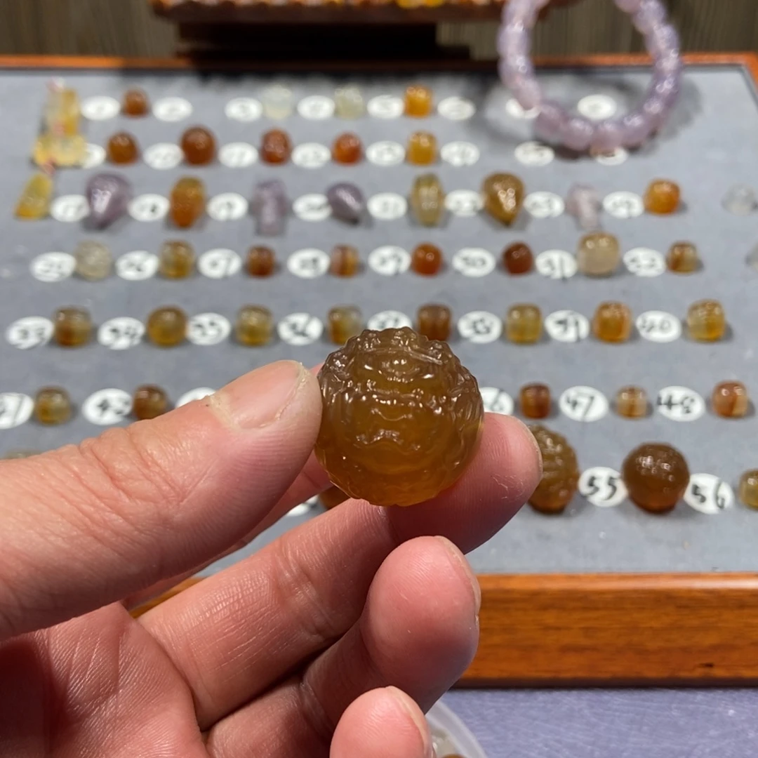 金***起玛瑙/玉髓合金颈饰大黑天