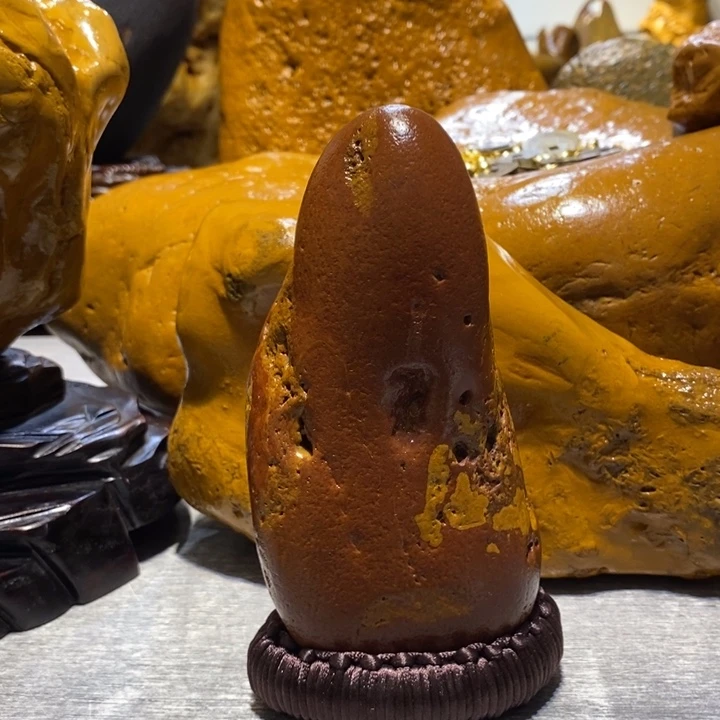 石材黄蜡石奇石摆件