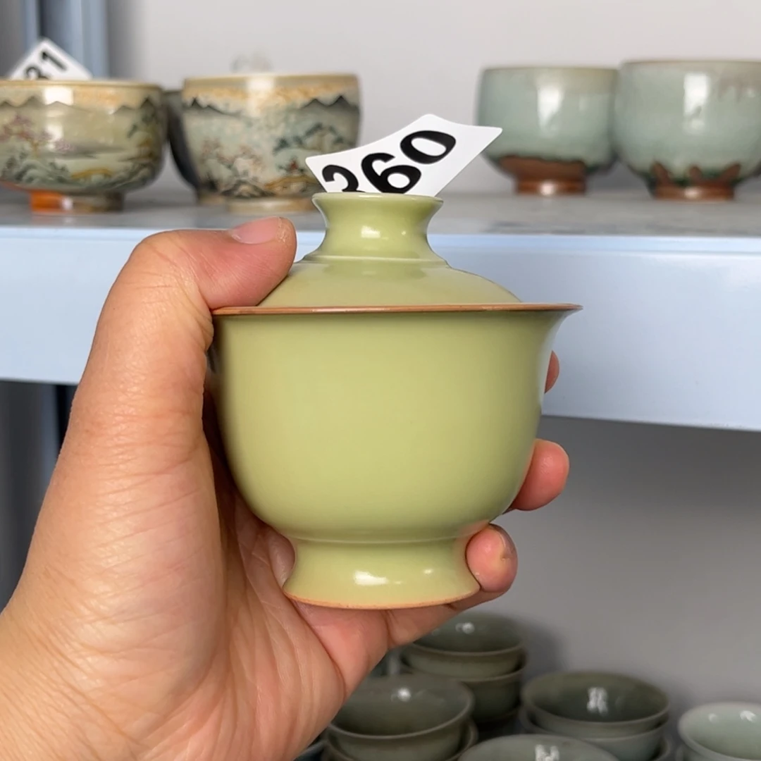 瓷杯子微瑕我们观山观水观自在