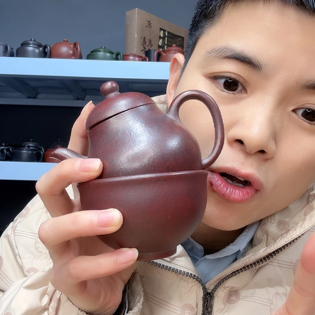 紫砂茶壶民间手艺人全手工制作