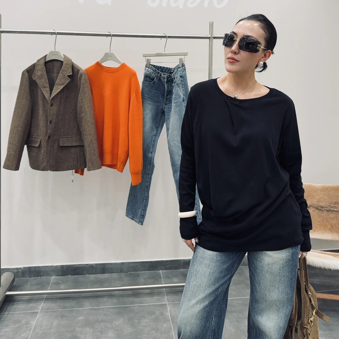 FG·STUDIO 设计款黑白长袖T