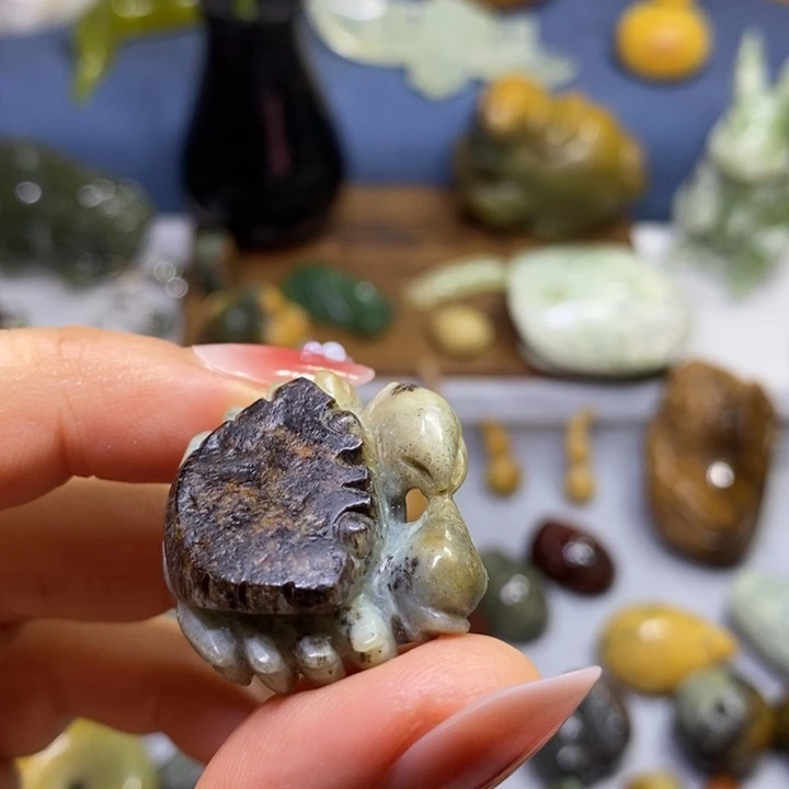 岫岩河磨玉（透闪石质玉）未镶嵌挂件