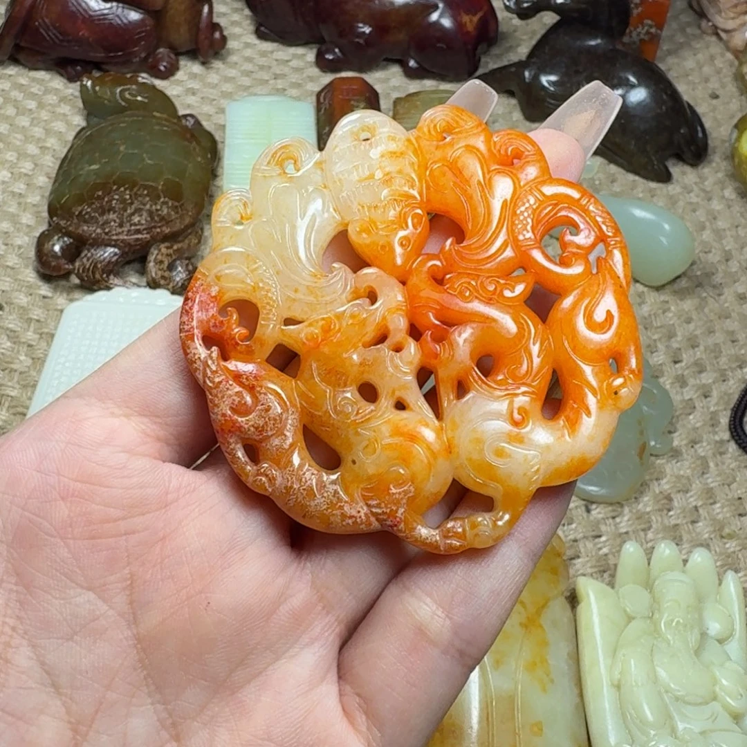 白玉菩提吊坠挂件