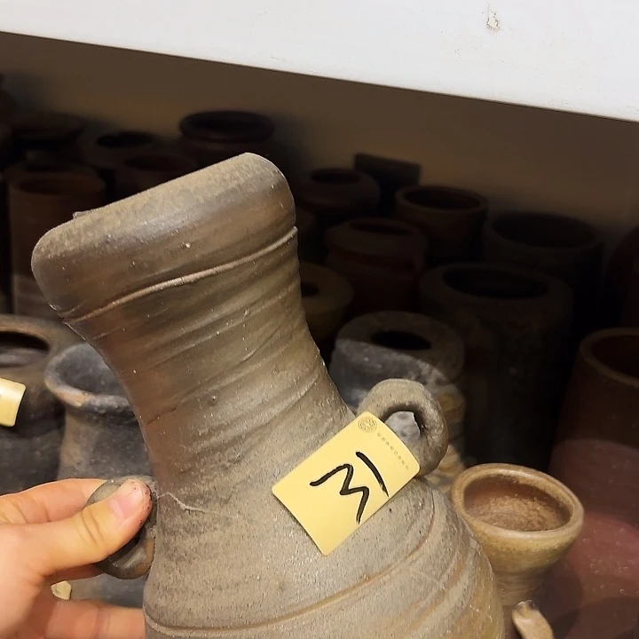 备前烧作品大花器款