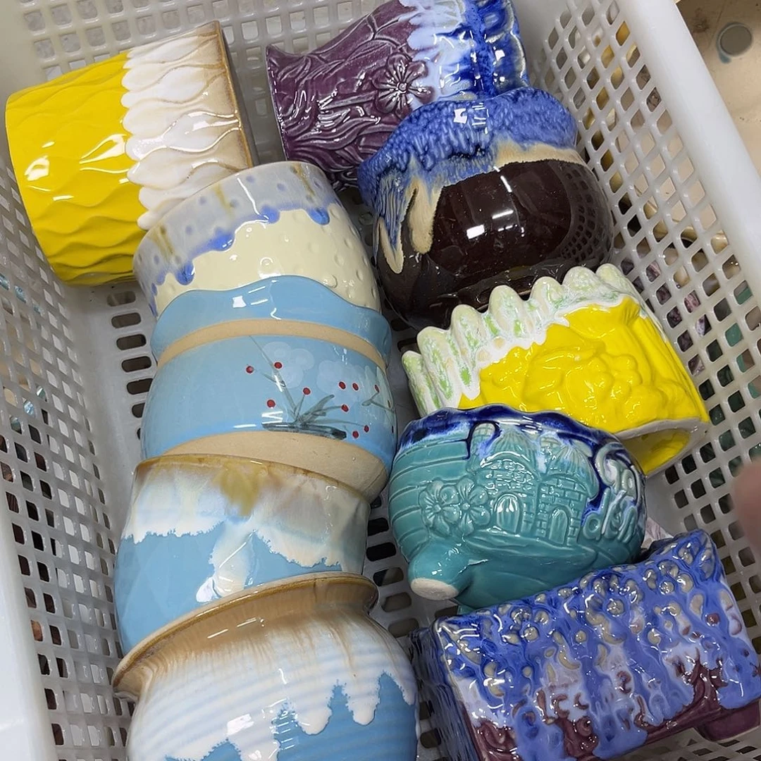 陶瓷陶瓷花盆特价上新口8-10厘米