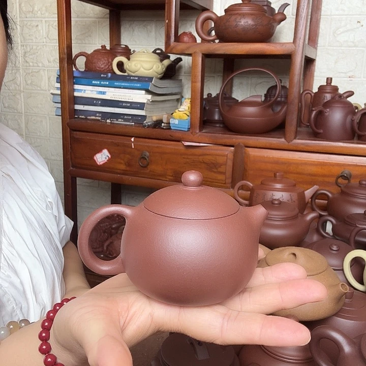 茶壶紫砂西施180cc半手工