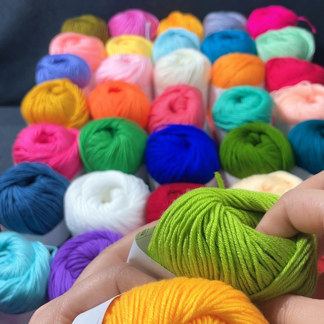 开***果棉蚕丝蛋白宝宝线