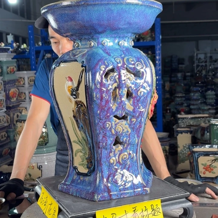 一风堂石湾花盆 面宽30高45
