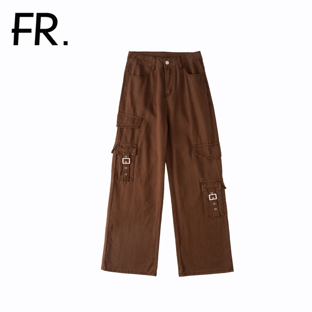 女装复古百搭宽松牛仔裤N148