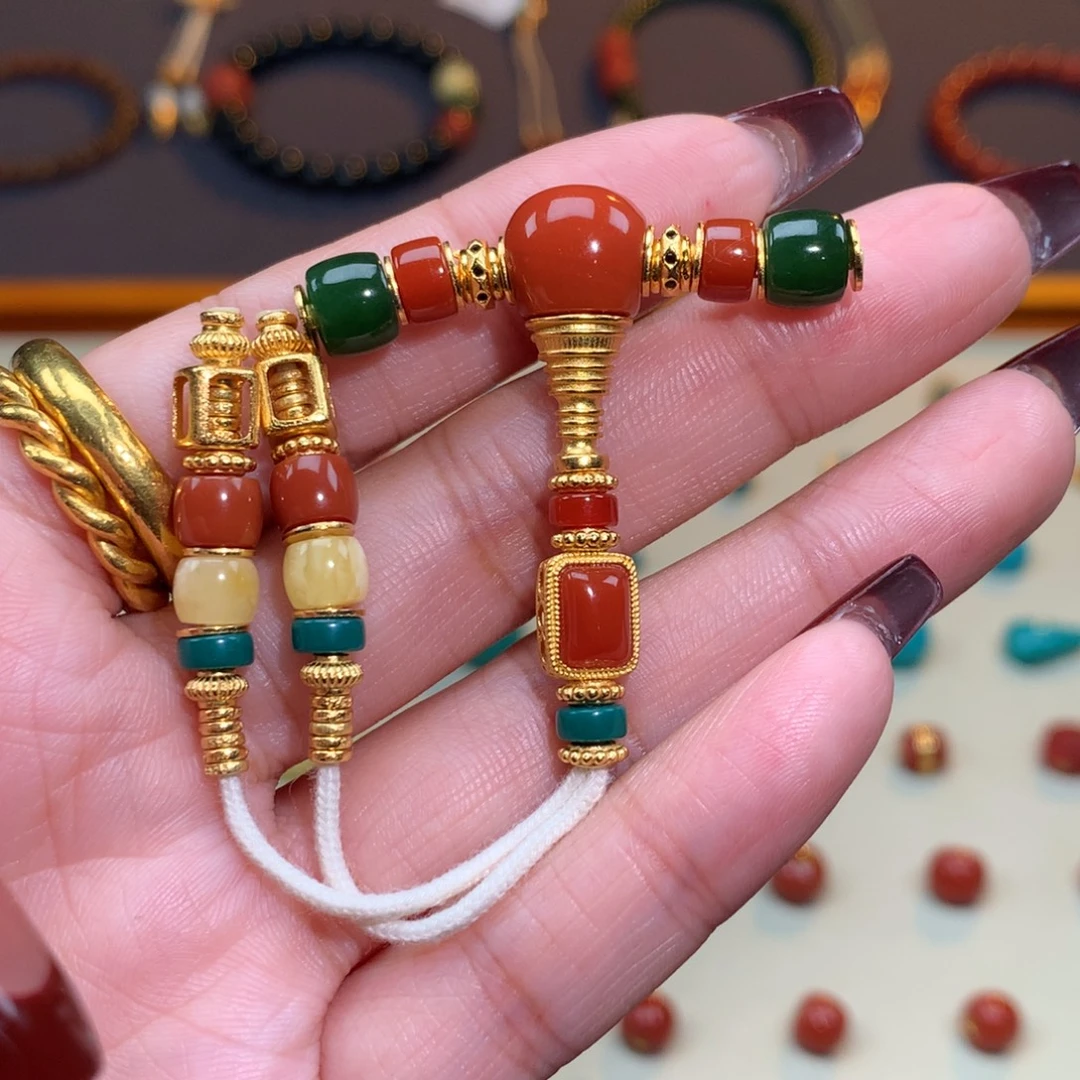 南红玛瑙未镶嵌颈饰