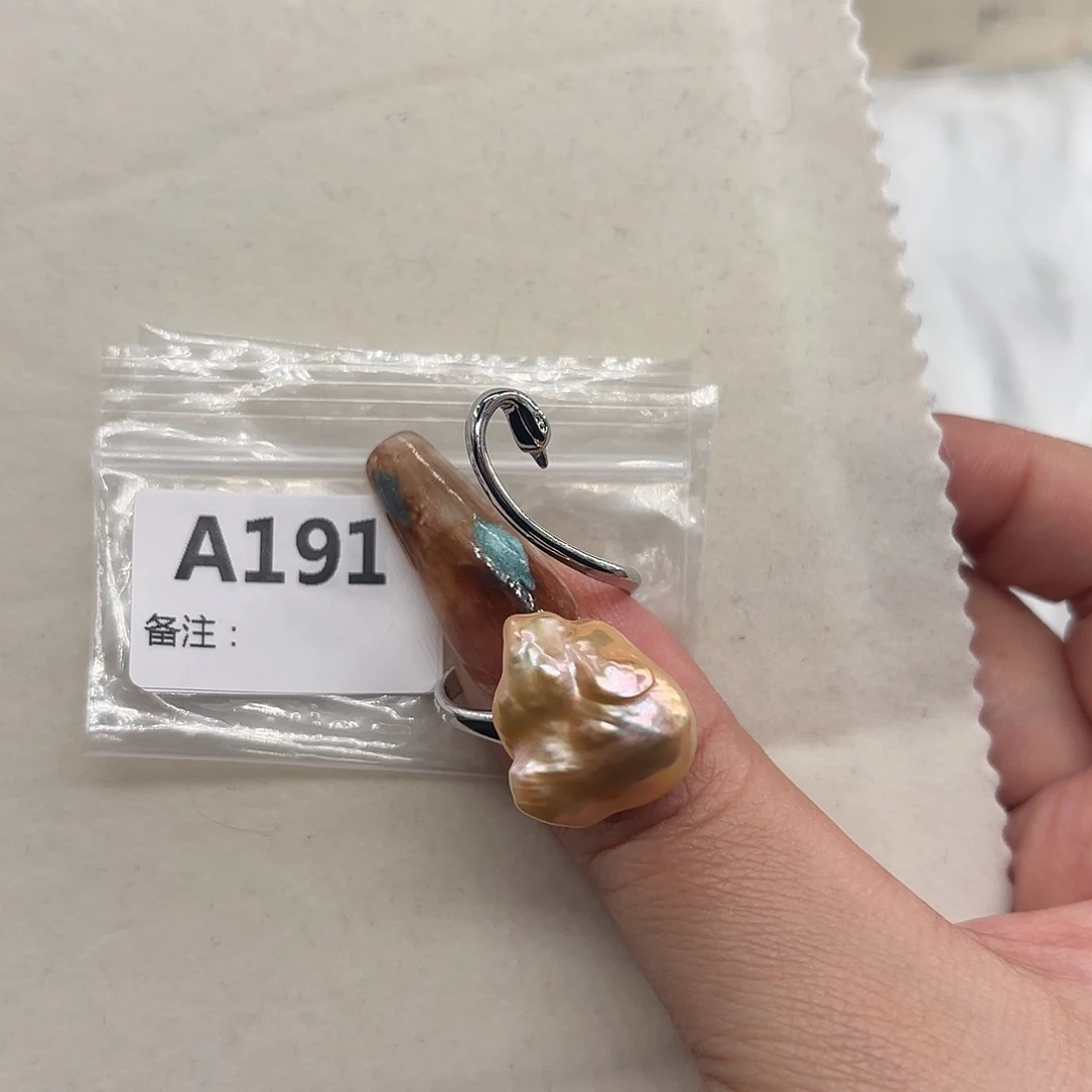 淡水珍珠戒指合金