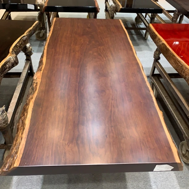 非洲进口原木大板茶桌办公桌