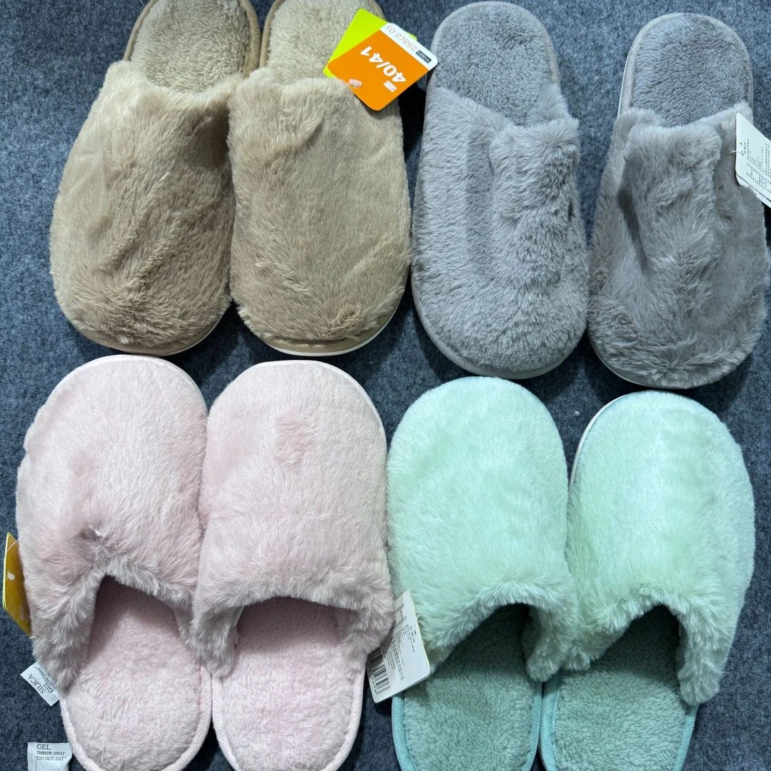 防兔绒棉拖鞋情侣款拖鞋