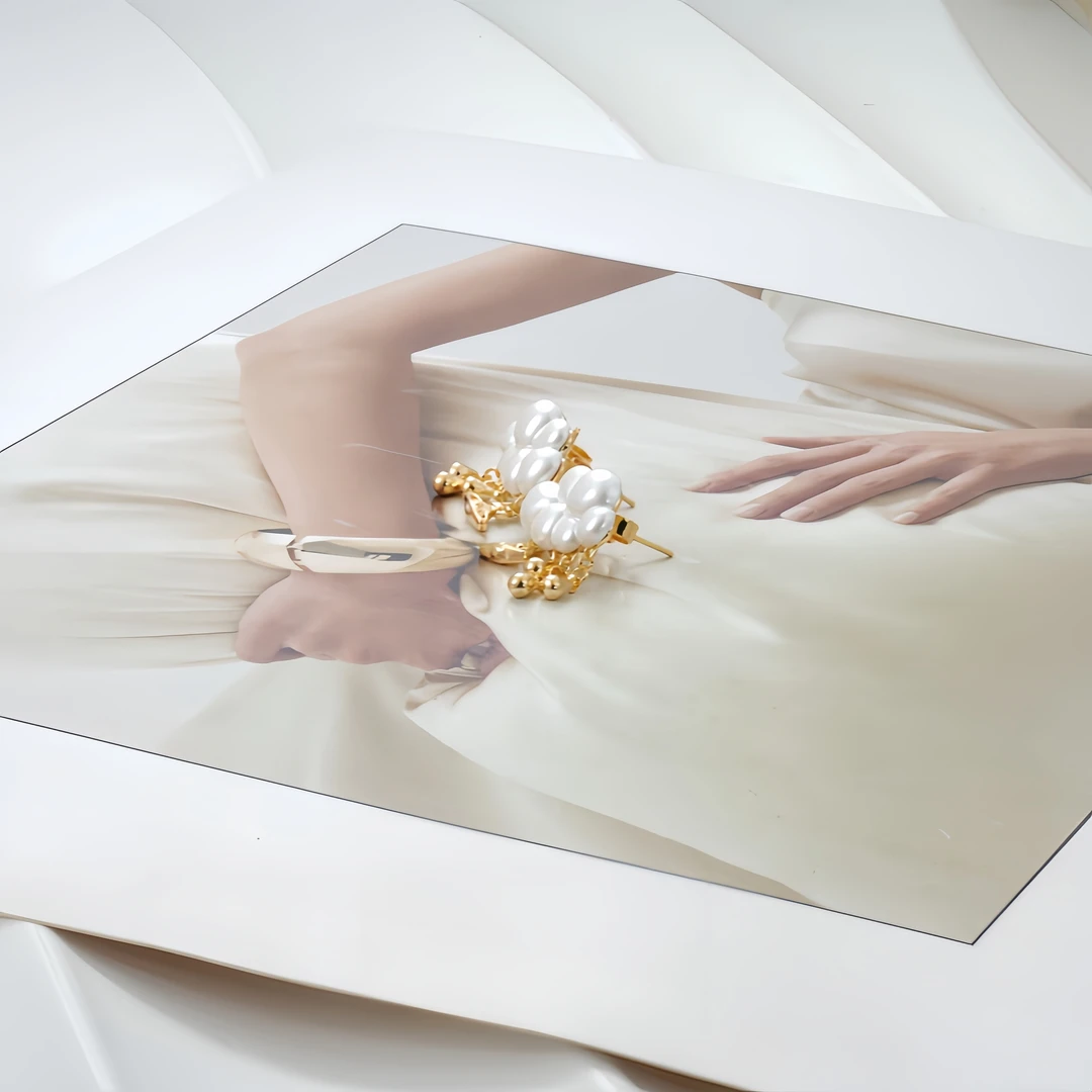 铜合金树脂耳饰 耳环9181