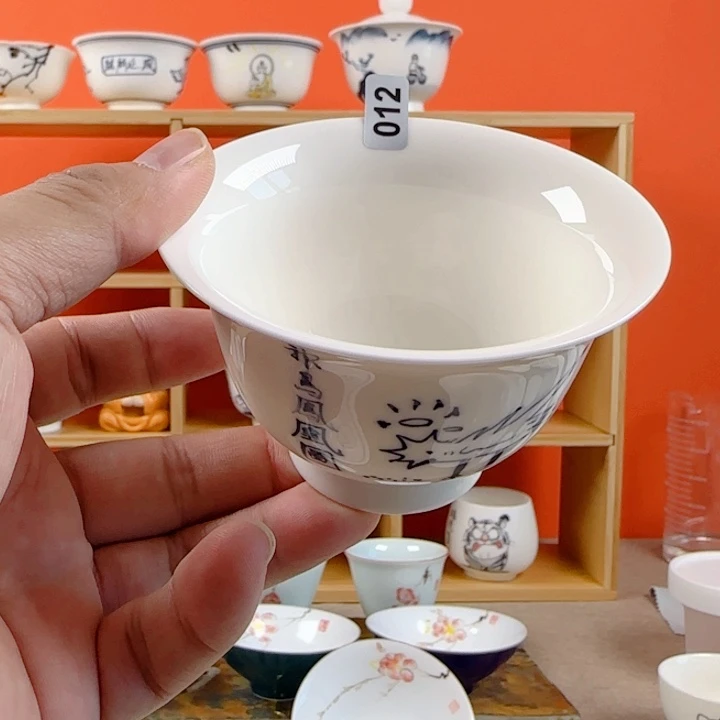 得***?非正品手绘陶瓷茶具