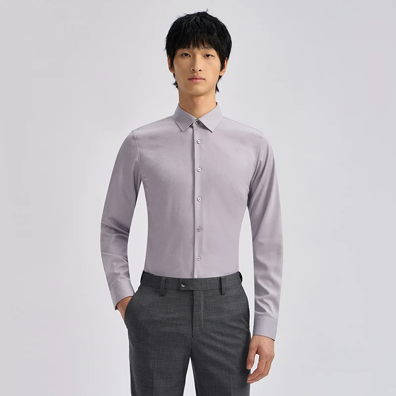 专柜春夏/柒牌/商务长袖衬衫/726A76051
