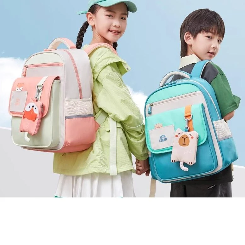 儿童书包一年级男孩小学生女孩一到三超轻便男女童背包女生双肩TZ