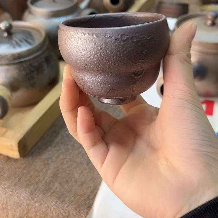 柴烧喝茶茶杯容量50-60ml