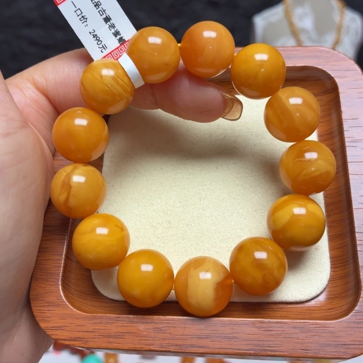 蜜蜡未镶嵌手链手串