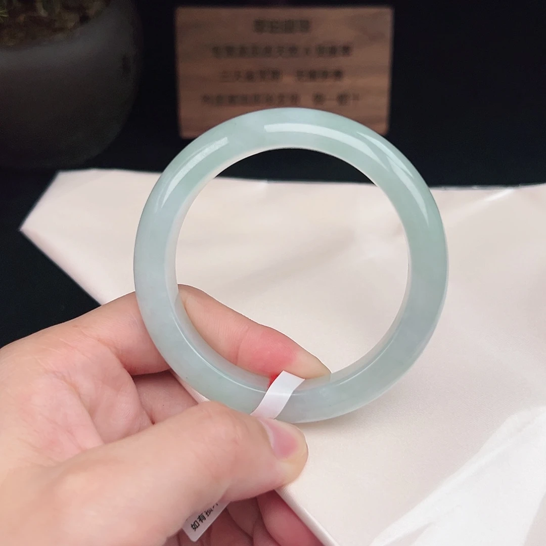 翡翠未镶嵌手镯b0707-8