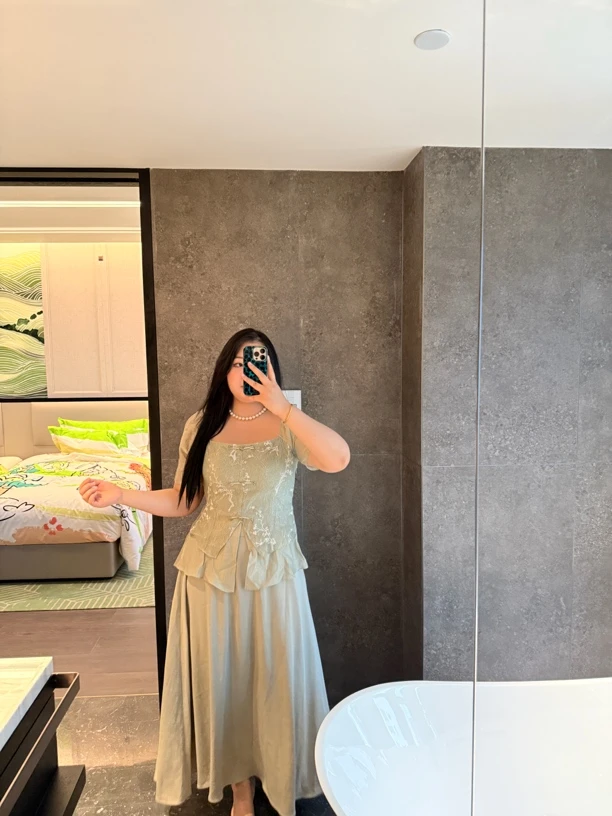 夏季荷叶边纯欲阔腿裤国风铅笔裤气质长裤甜美直筒裤