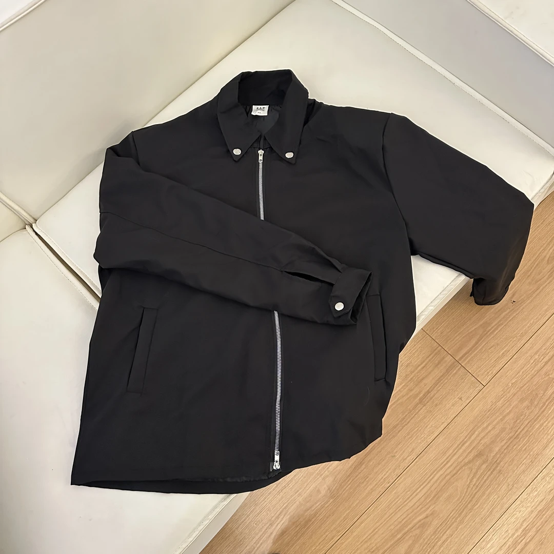 【逗逗】 cleanfit外套短款斜拉链垫肩百搭个性夹克W20