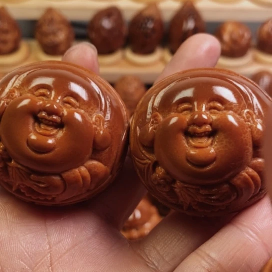 橄榄核手串/手链海****?财迷一对