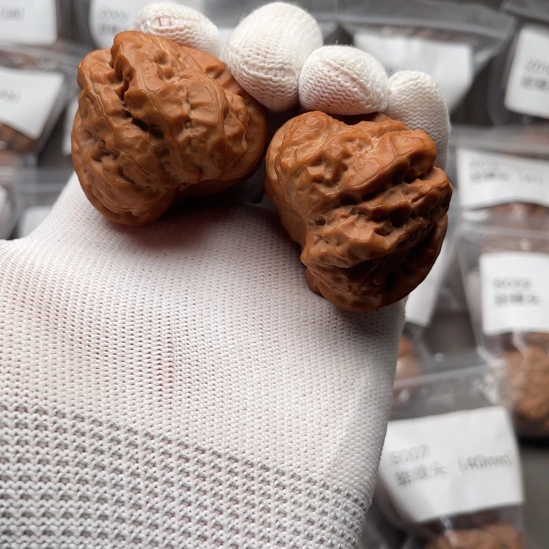 从***鱼把件文玩核桃蛤蟆头