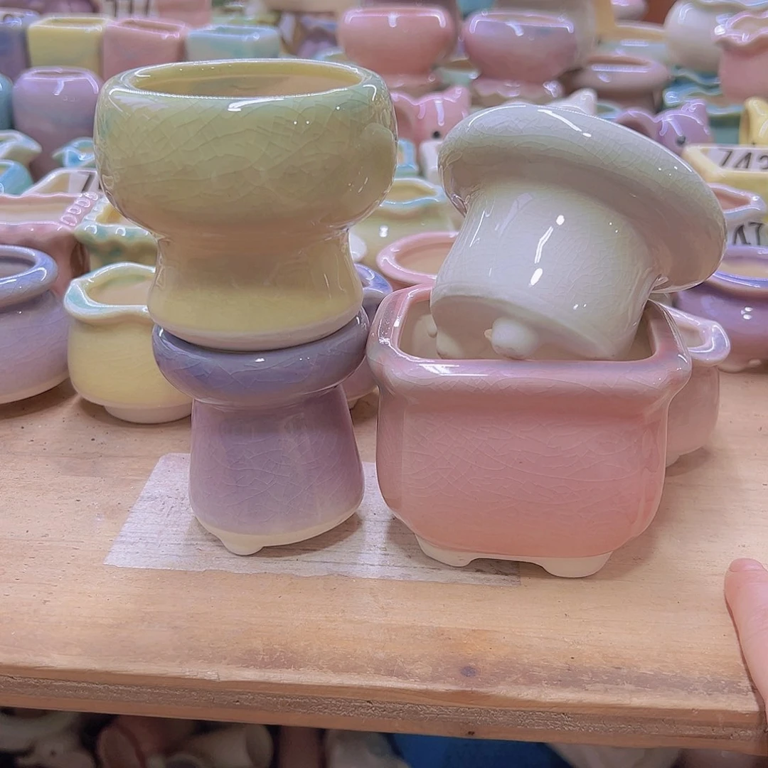 陶瓷花盆单场满12包邮