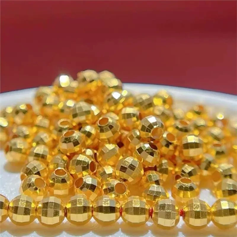 18K卡3mm蹦迪珠diy配件{拍满10赠1}